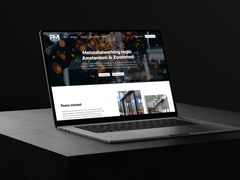 Pema metaal — project door WebmarQ
